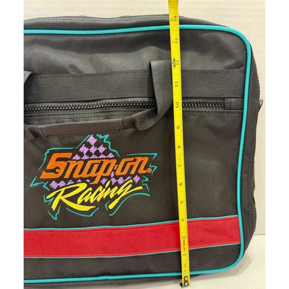 Vintage Snap-On Racing Duffle Bag Retro Neon Travel Gym Gear Tool Promo Rare USA